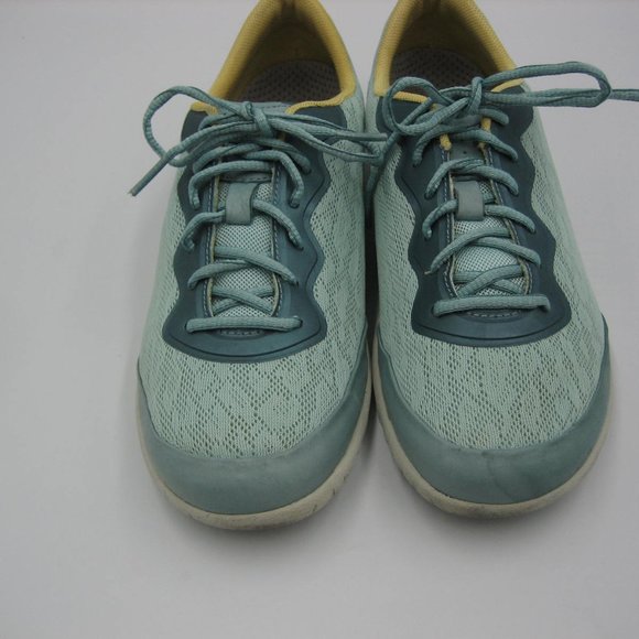 Merrell Select Grip Womens 9 Egg Shell Blue Lace Up Mesh Comfort Sneakers J53172 - Picture 2 of 11